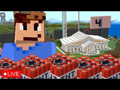 BLOWING UP MY 5000 DAY MINECRAFT WORLD